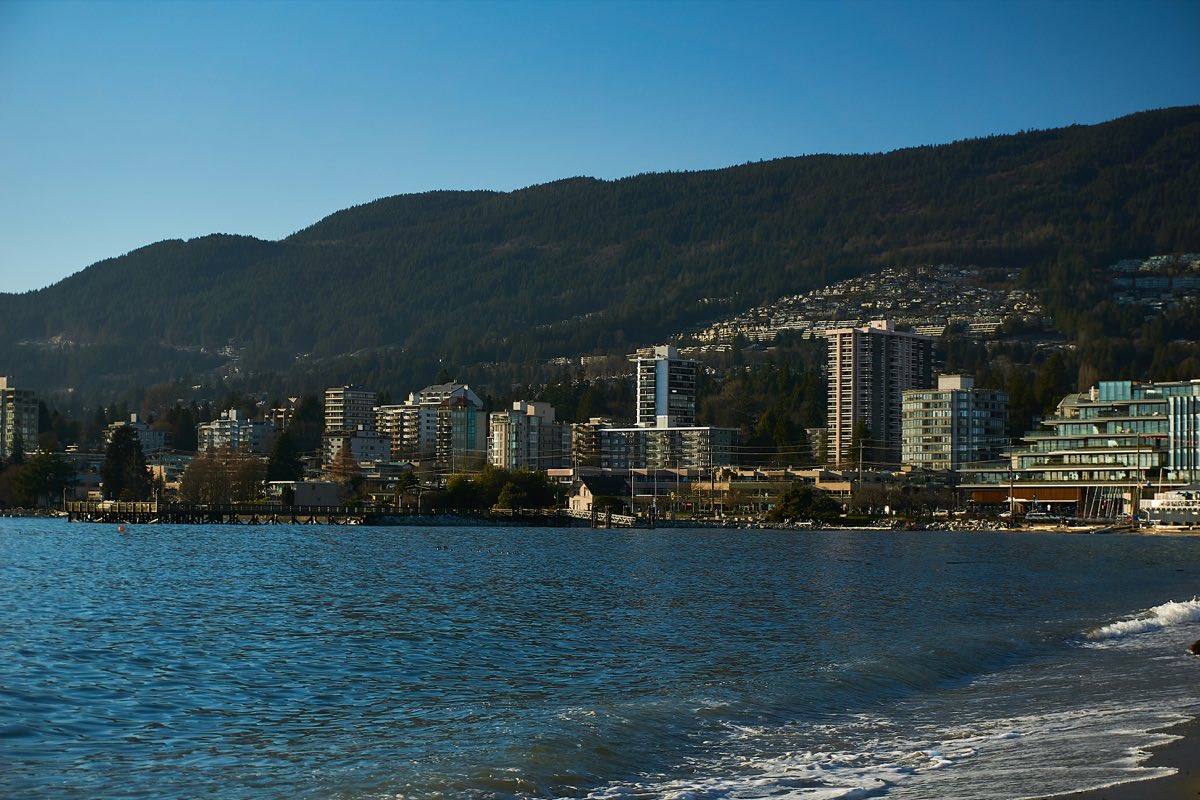West Vancouver waterfront and shoreline